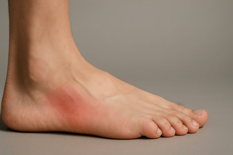Flat feet or fallen arches